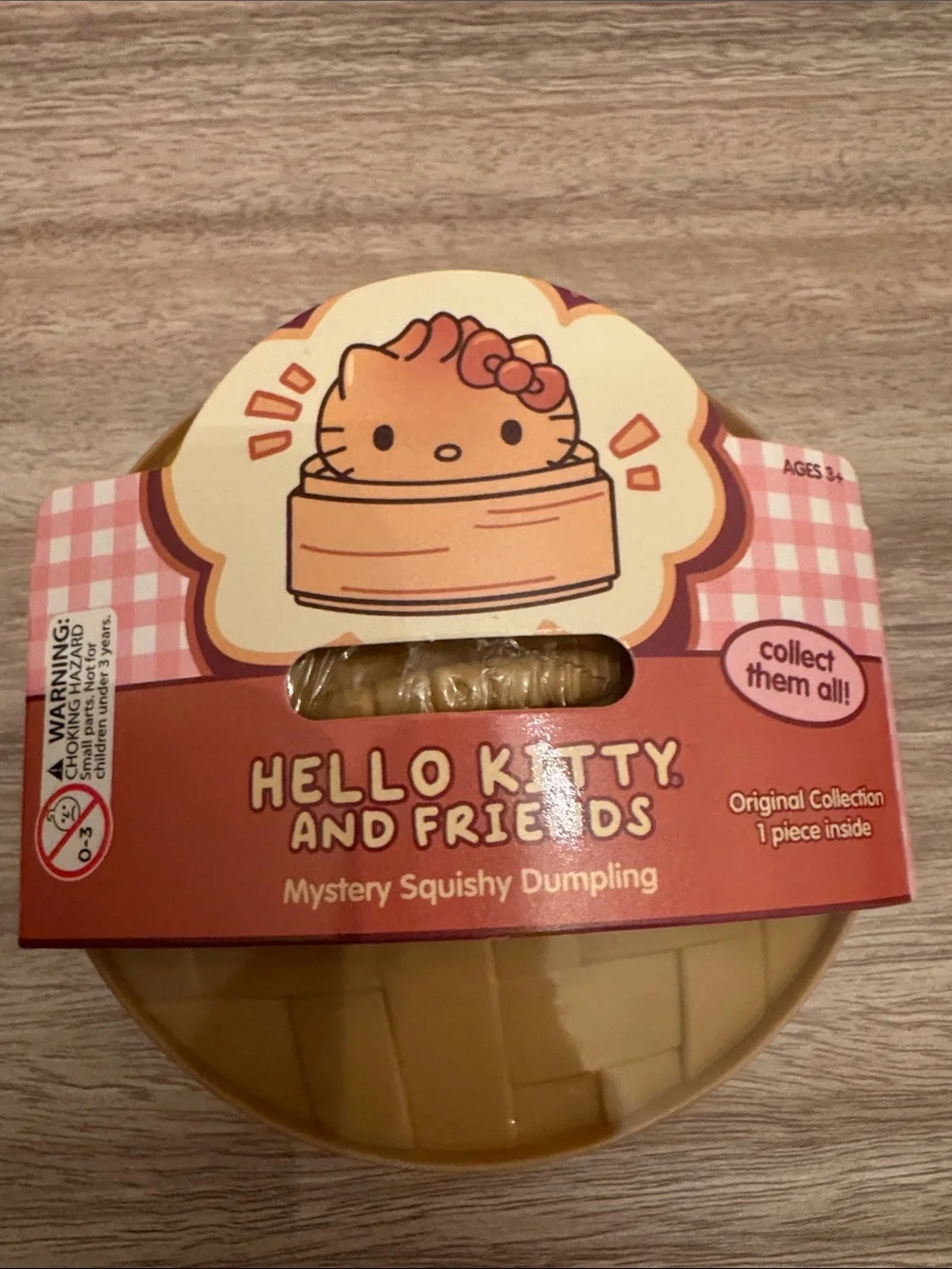 Sanrio Hello Kitty Mystery Squishy Dumpling - Cream & Yellow